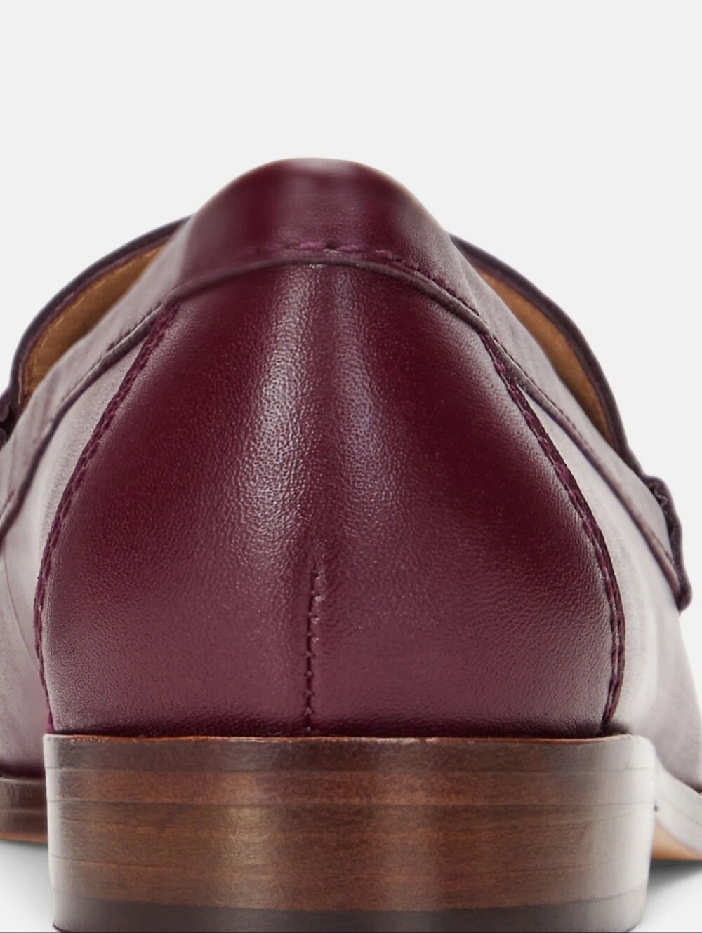 Lauren Ralph  Woomen Wynnie Nappa Leather Penny Loafers - Burgundy - Size 10 - Picture 4 of 8